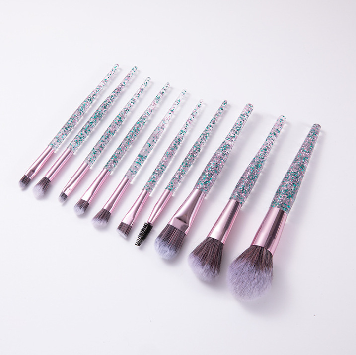 Luxe Crystal Makeup Brush Set