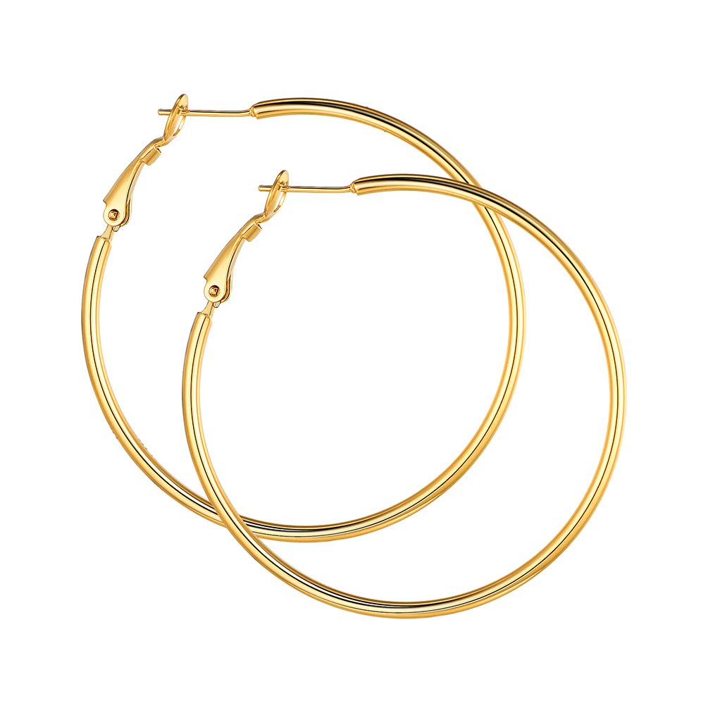 Classic Luxe Gold Hoop Earrings