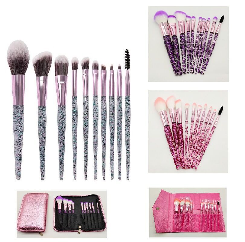 Luxe Crystal Makeup Brush Set