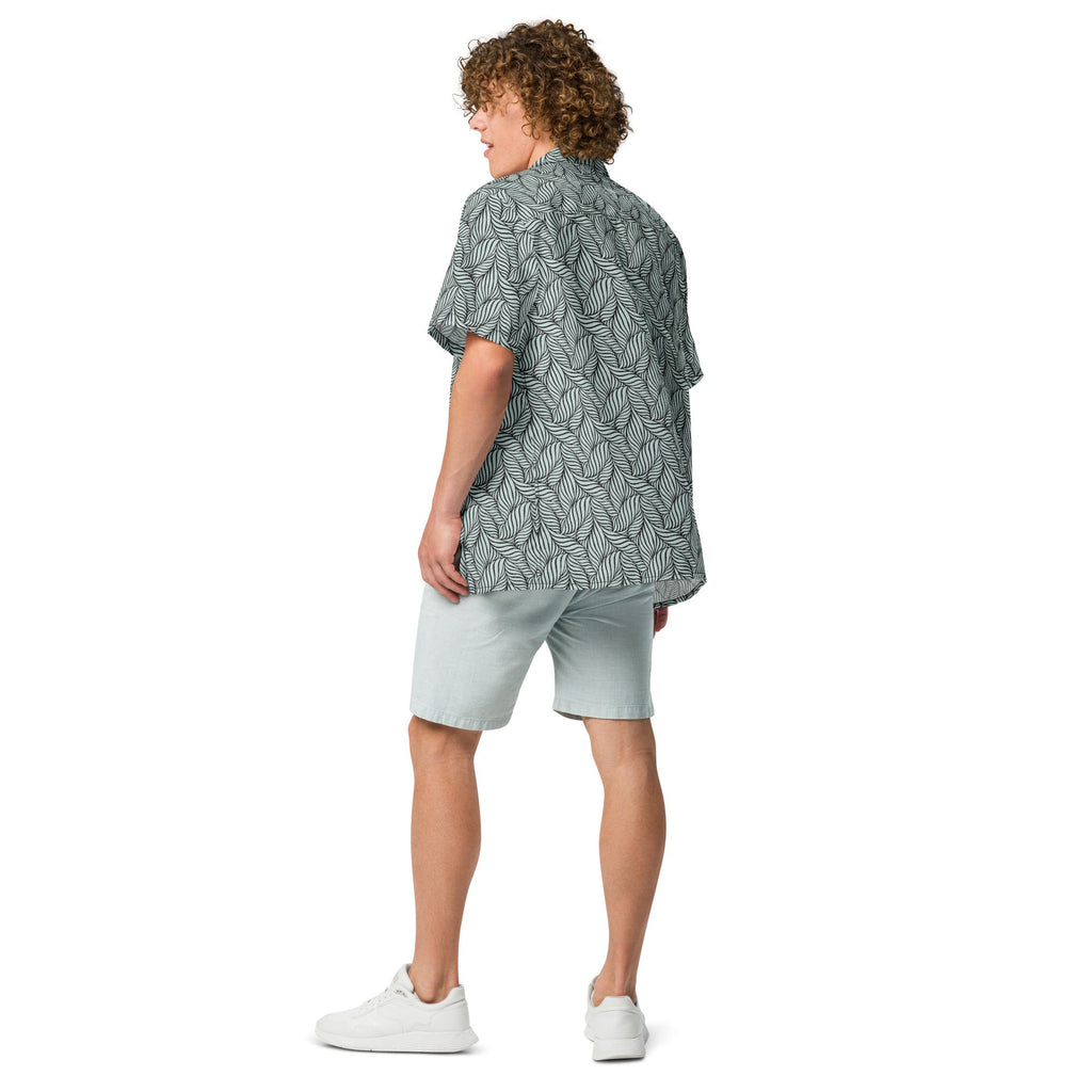 Midnight Palms Short-Sleeve Button-Up