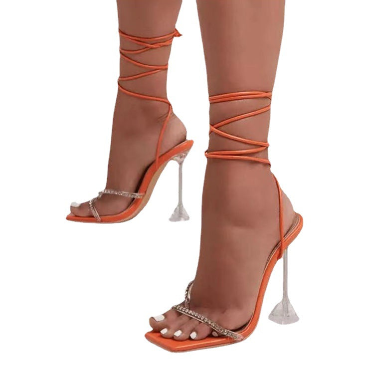 Starlight Lace-Up Heels
