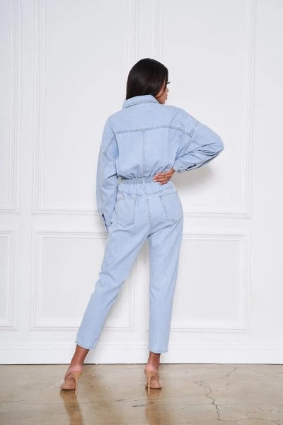The Weekend Denim Utility Jumpsuit