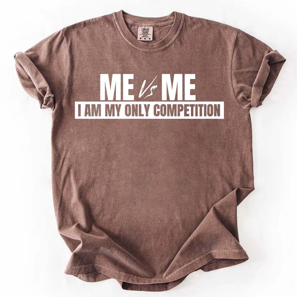 Me vs. Me Motivational Graphic Tee