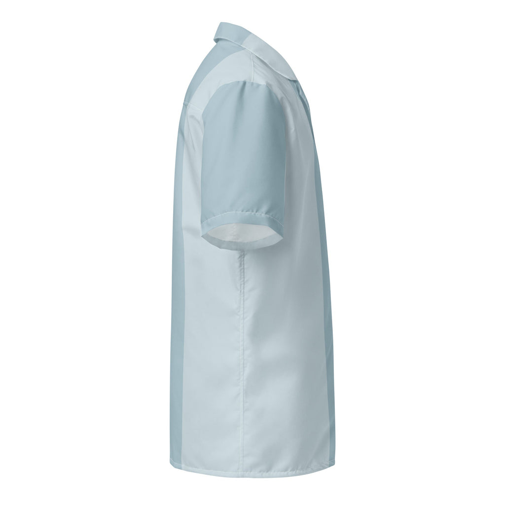 Coastal Mist Short-Sleeve Button-Up