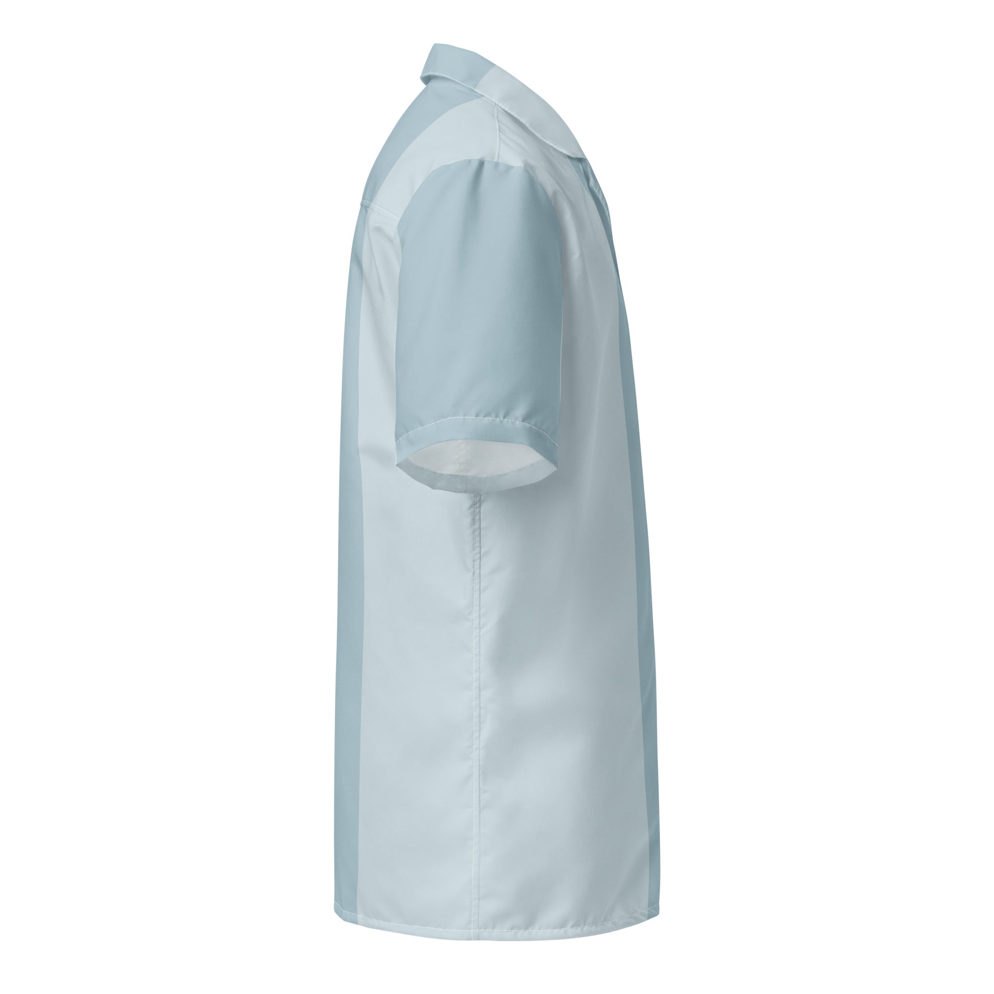 Coastal Mist Short-Sleeve Button-Up