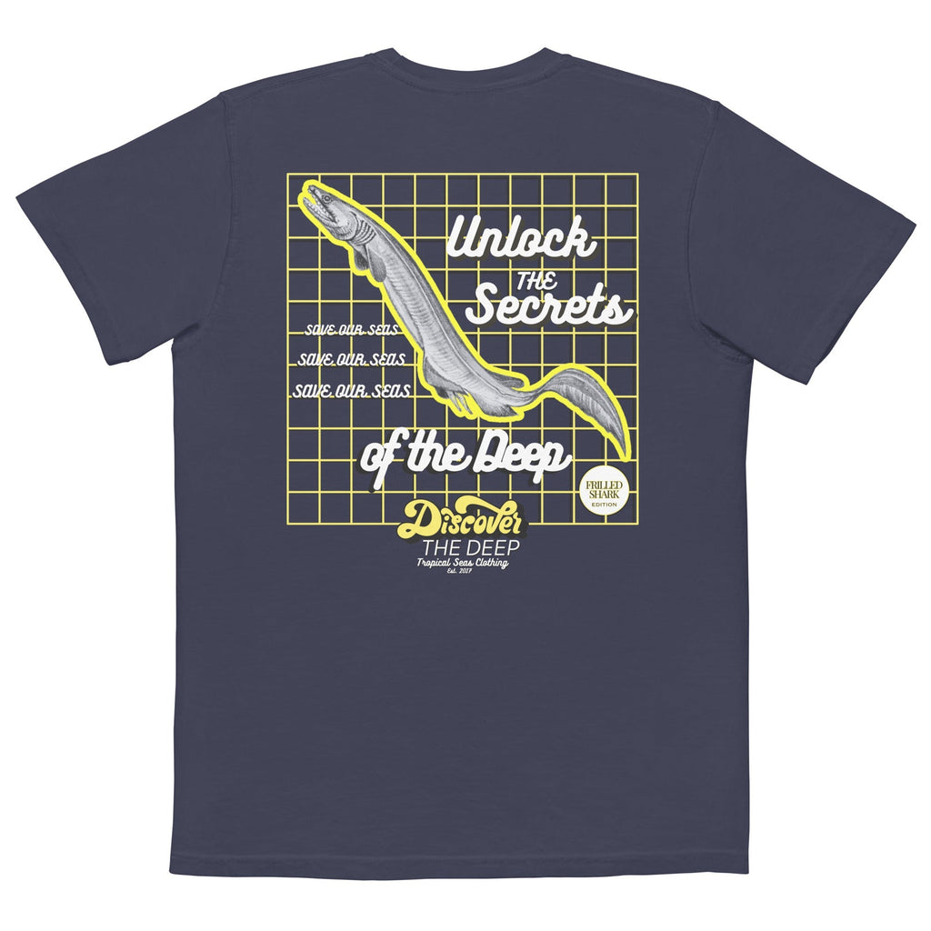 Deep Blue Shark Pocket Tee