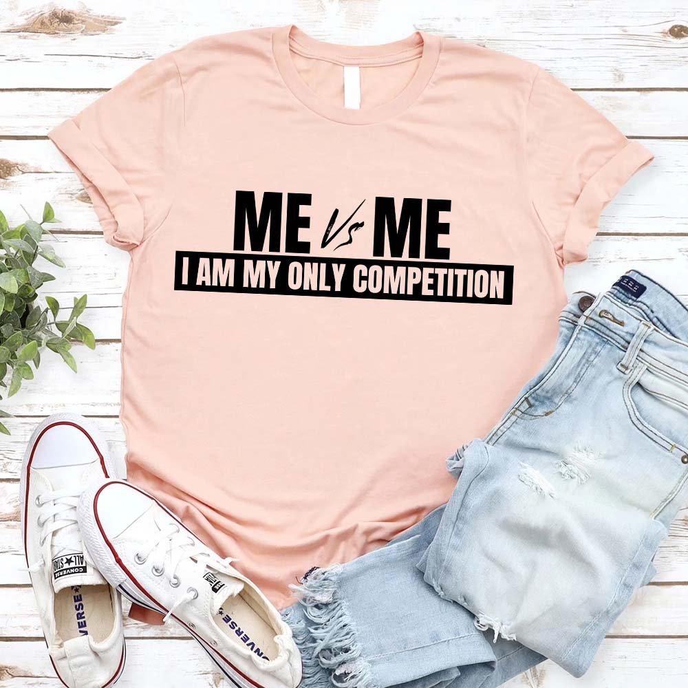 Me vs. Me Motivational Graphic Tee