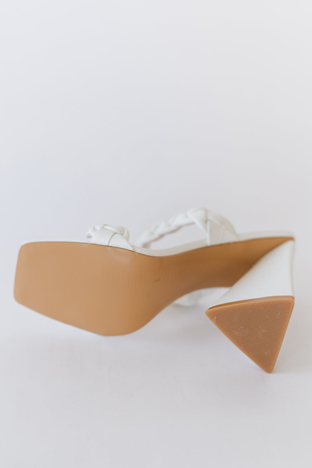 The Bianca Braided Heel – Ivory