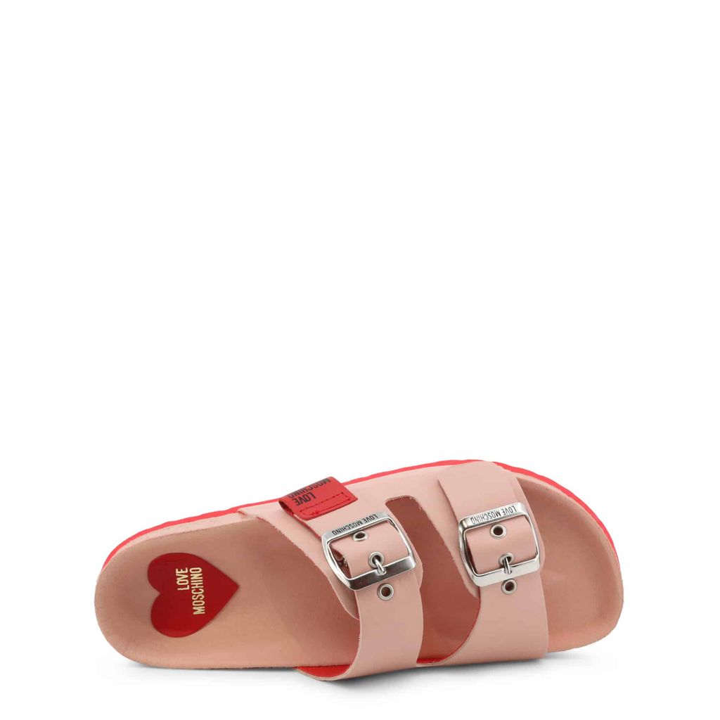 The Malibu Buckle Slide – Blush