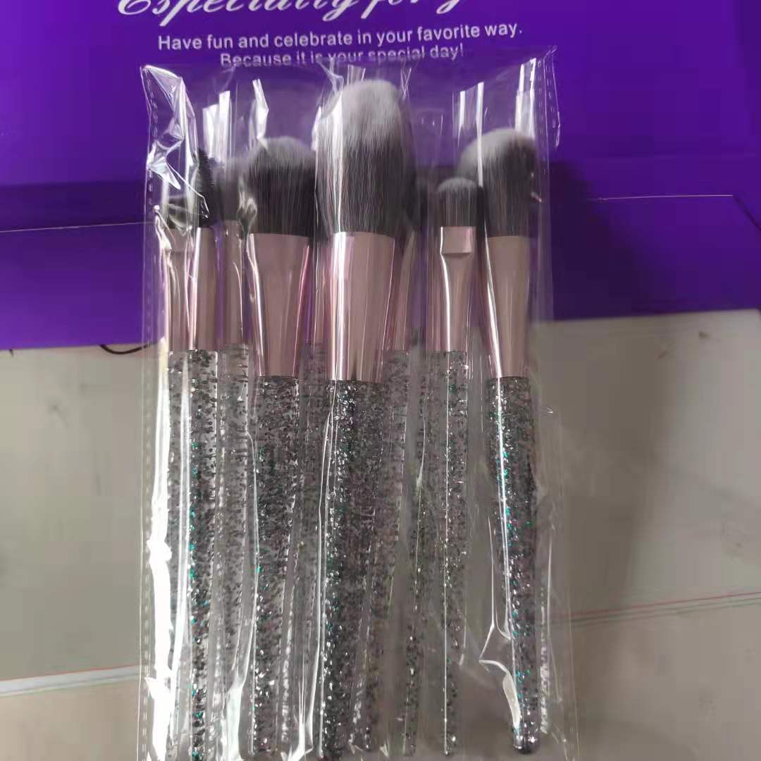 Luxe Crystal Makeup Brush Set