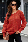 Autumn Haven Cable Knit Sweater