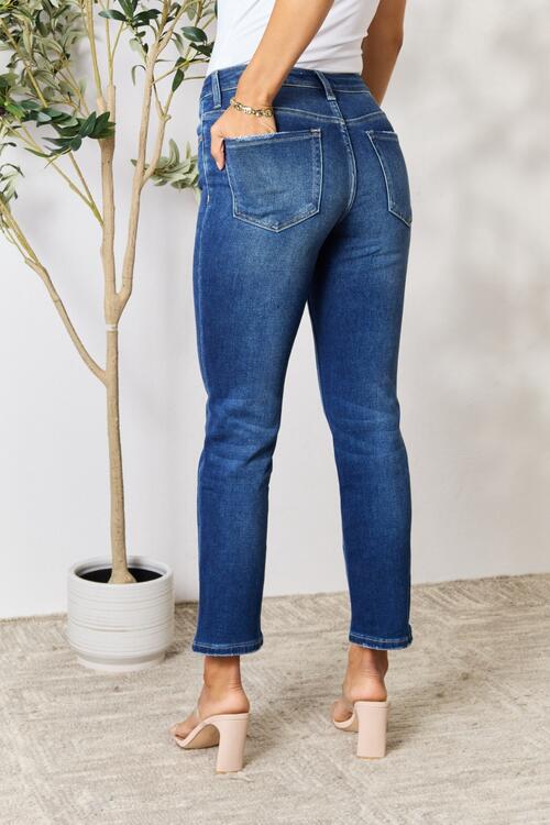 Harper Distressed Ankle Jeans