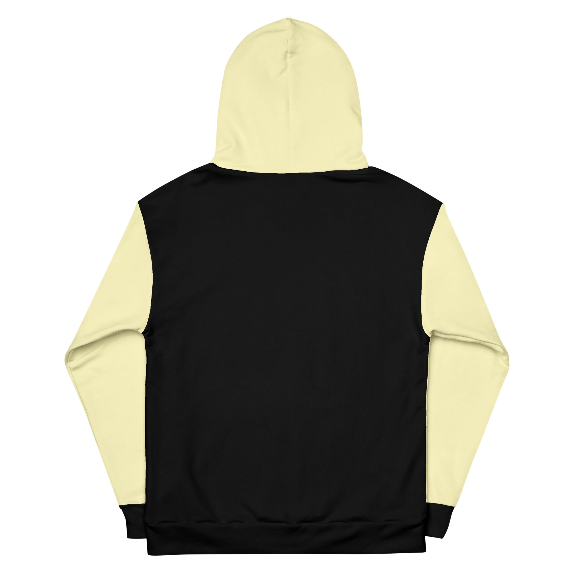 Tropical Seas Two-Tone Pullover Hoodie - Yellow/Black