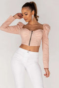 The Capri White Denim Jeggings