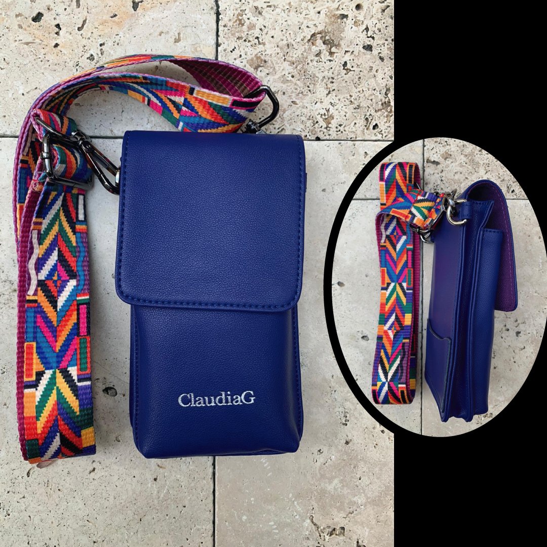 The Capri Phone Crossbody - Sapphire
