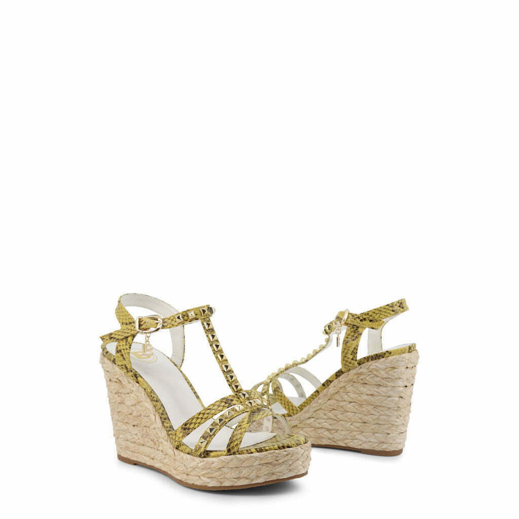 Golden Glow Espadrille Wedges