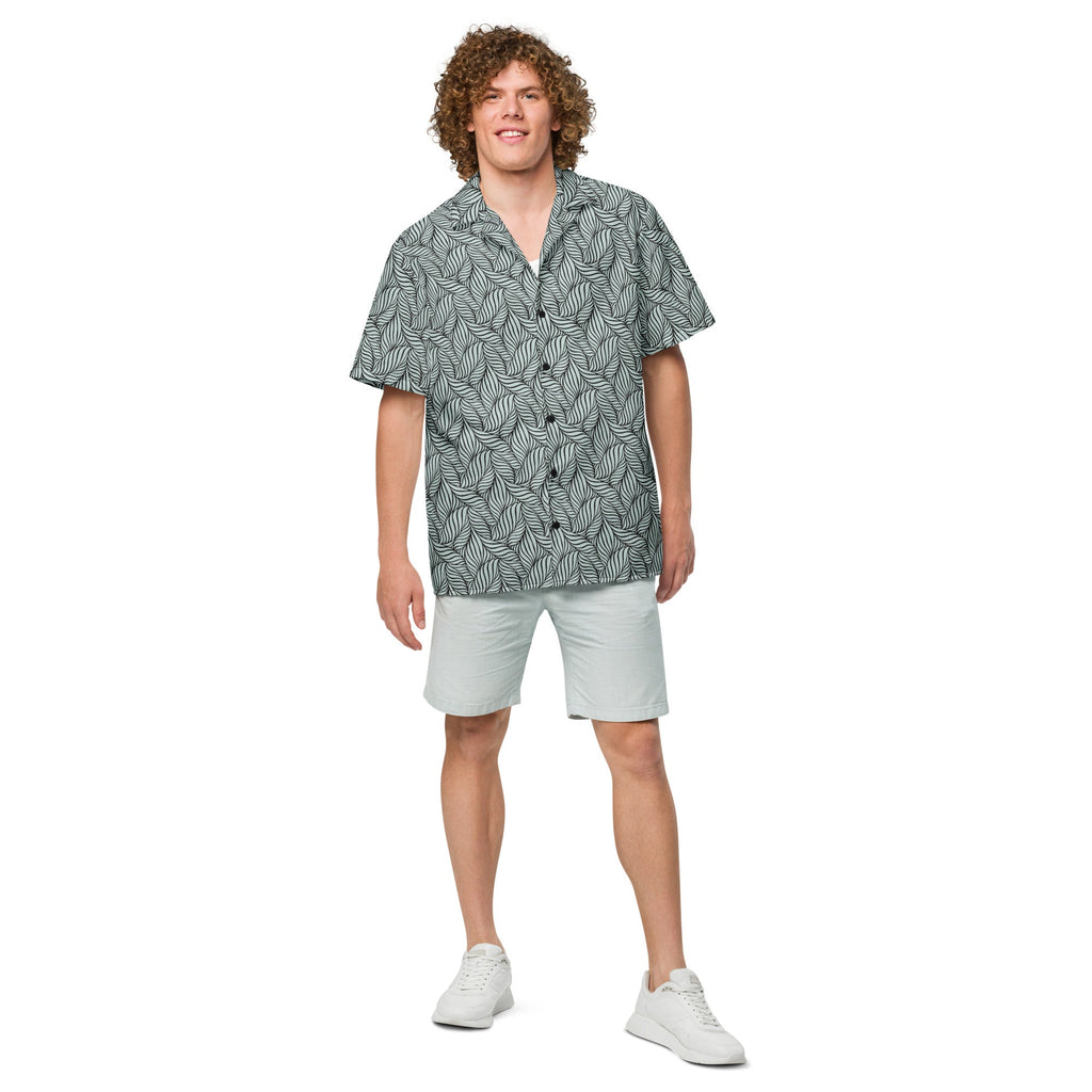 Midnight Palms Short-Sleeve Button-Up