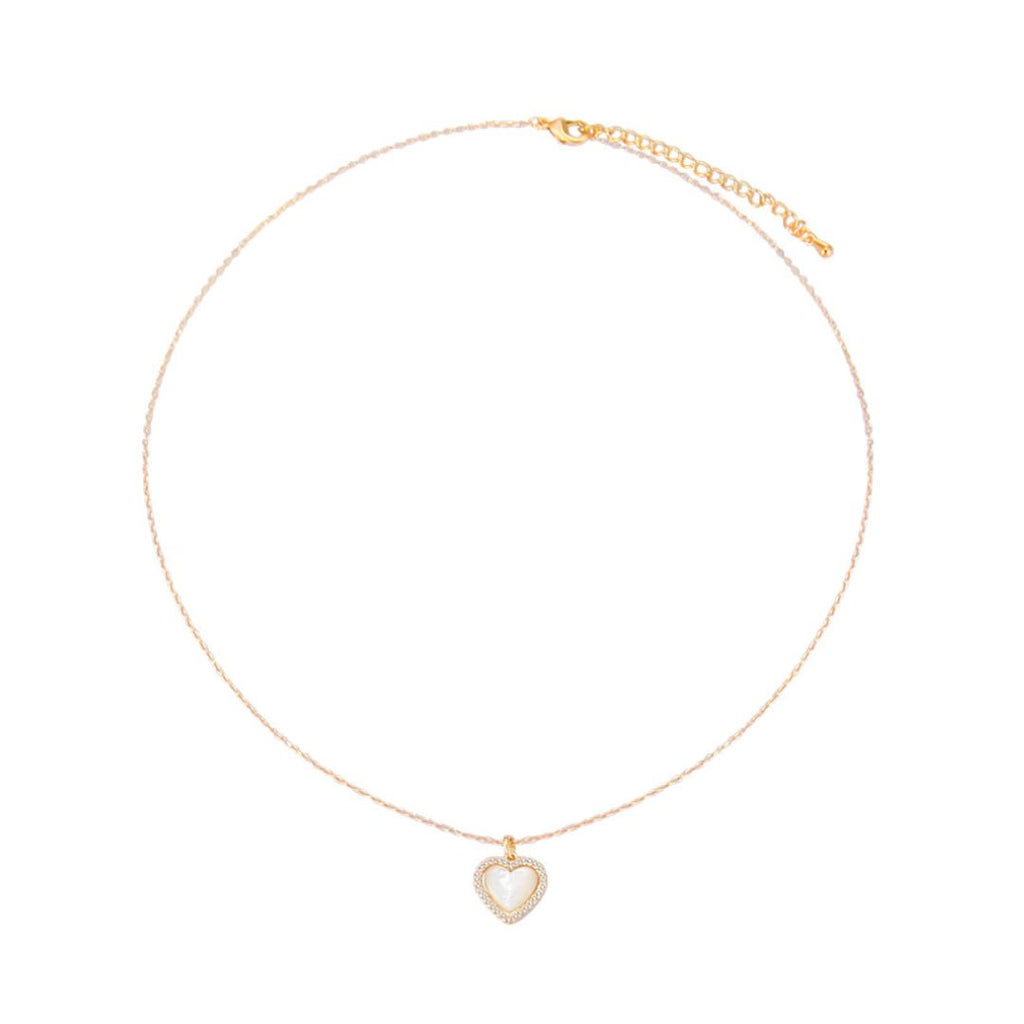 Golden Heart Pendant Necklace