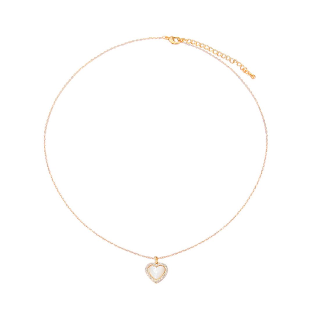Golden Heart Pendant Necklace
