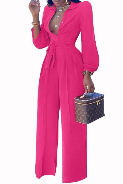 The Amber Hour Wide-Leg Jumpsuit
