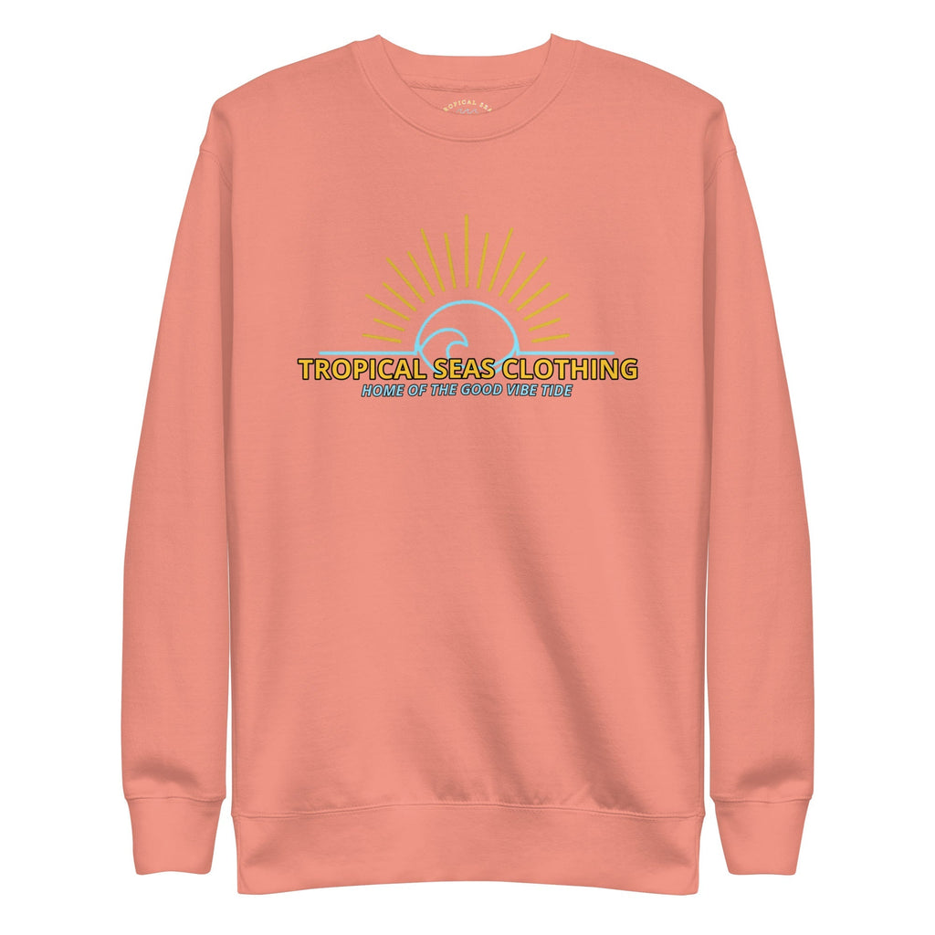 Coastal Sunrise Wave Sweatshirt