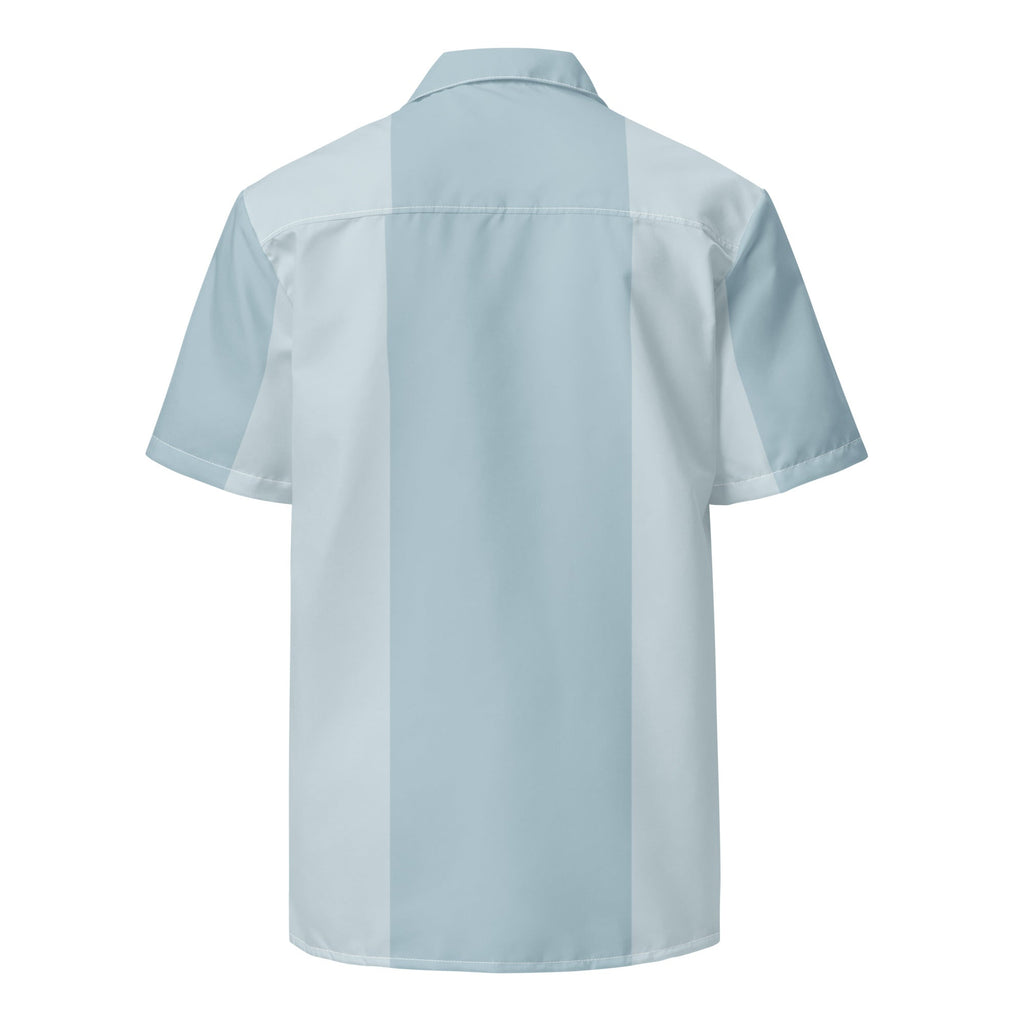 Coastal Mist Short-Sleeve Button-Up