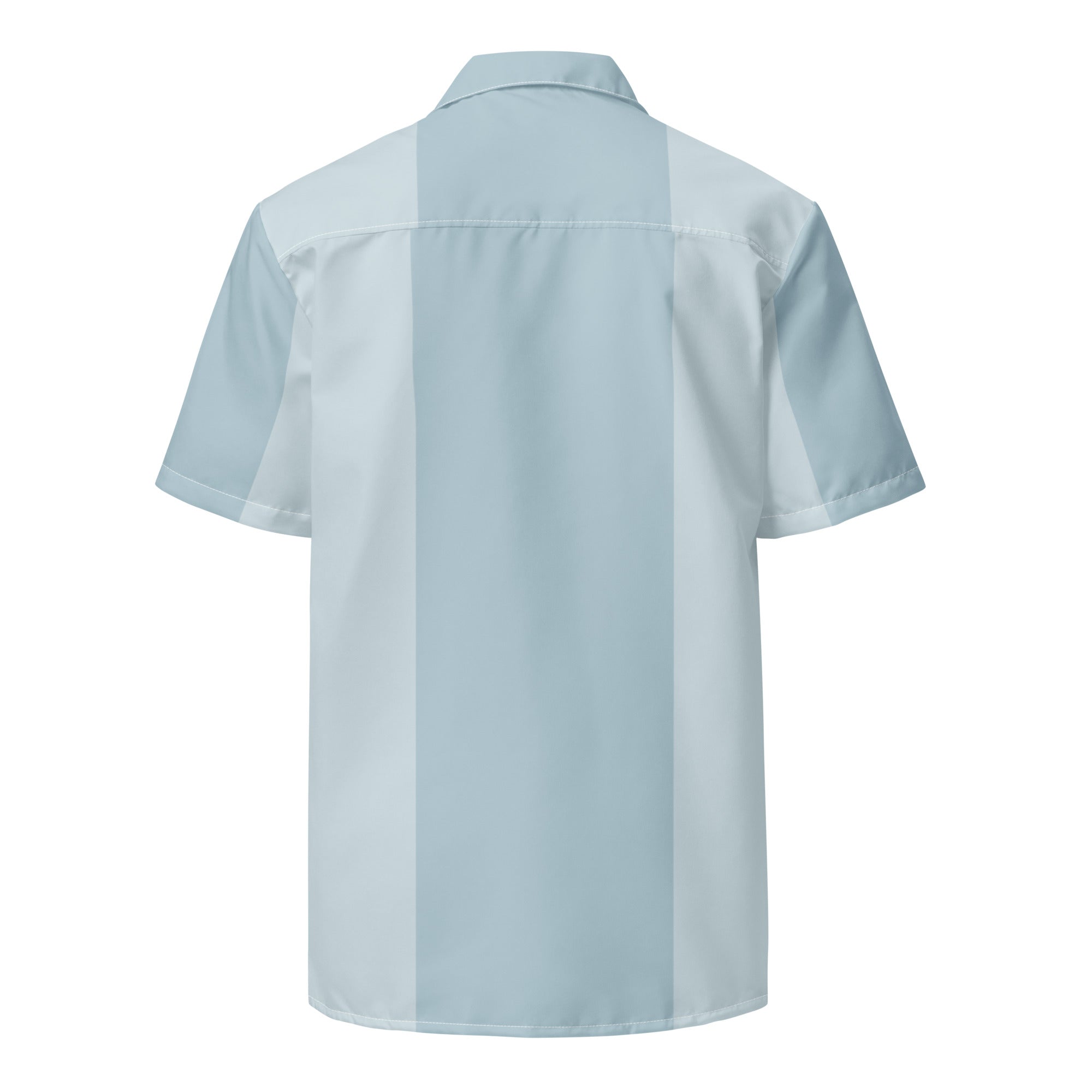 Coastal Mist Short-Sleeve Button-Up