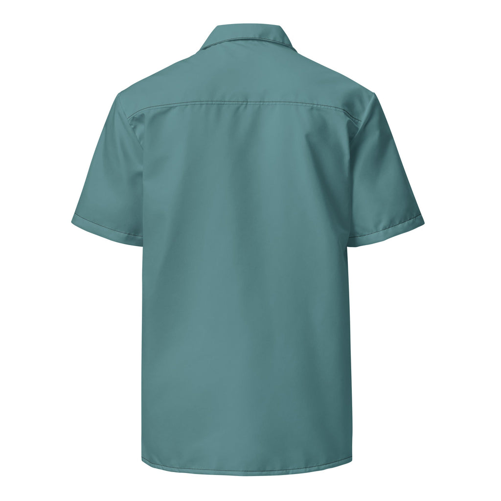 Coastal Sage Short-Sleeve Button-Up