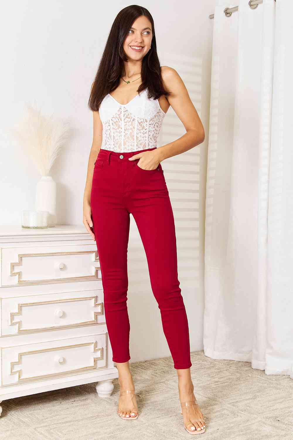 Scarlet High-Rise Skinny Jeans