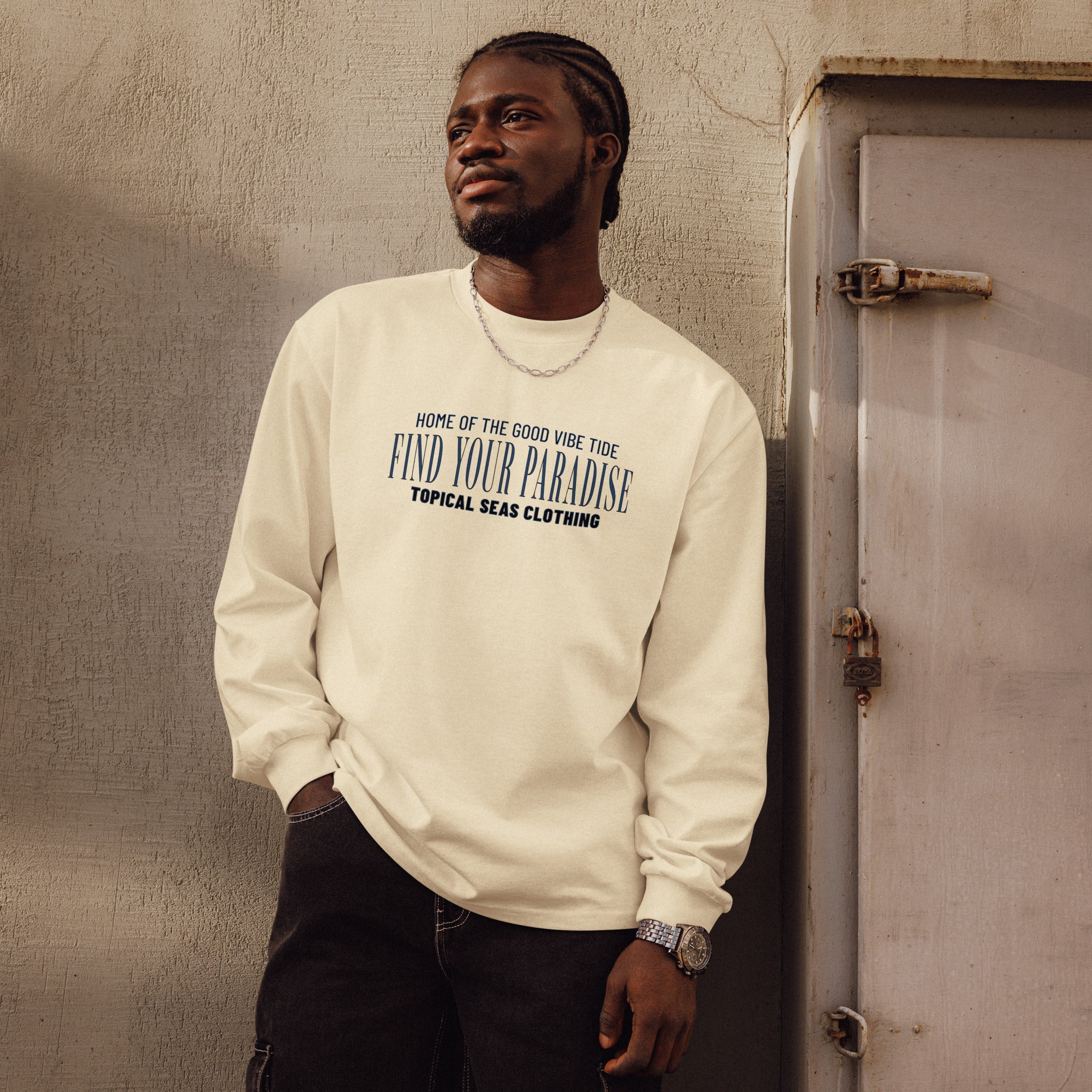 Find Your Paradise Long Sleeve Sweatshirt