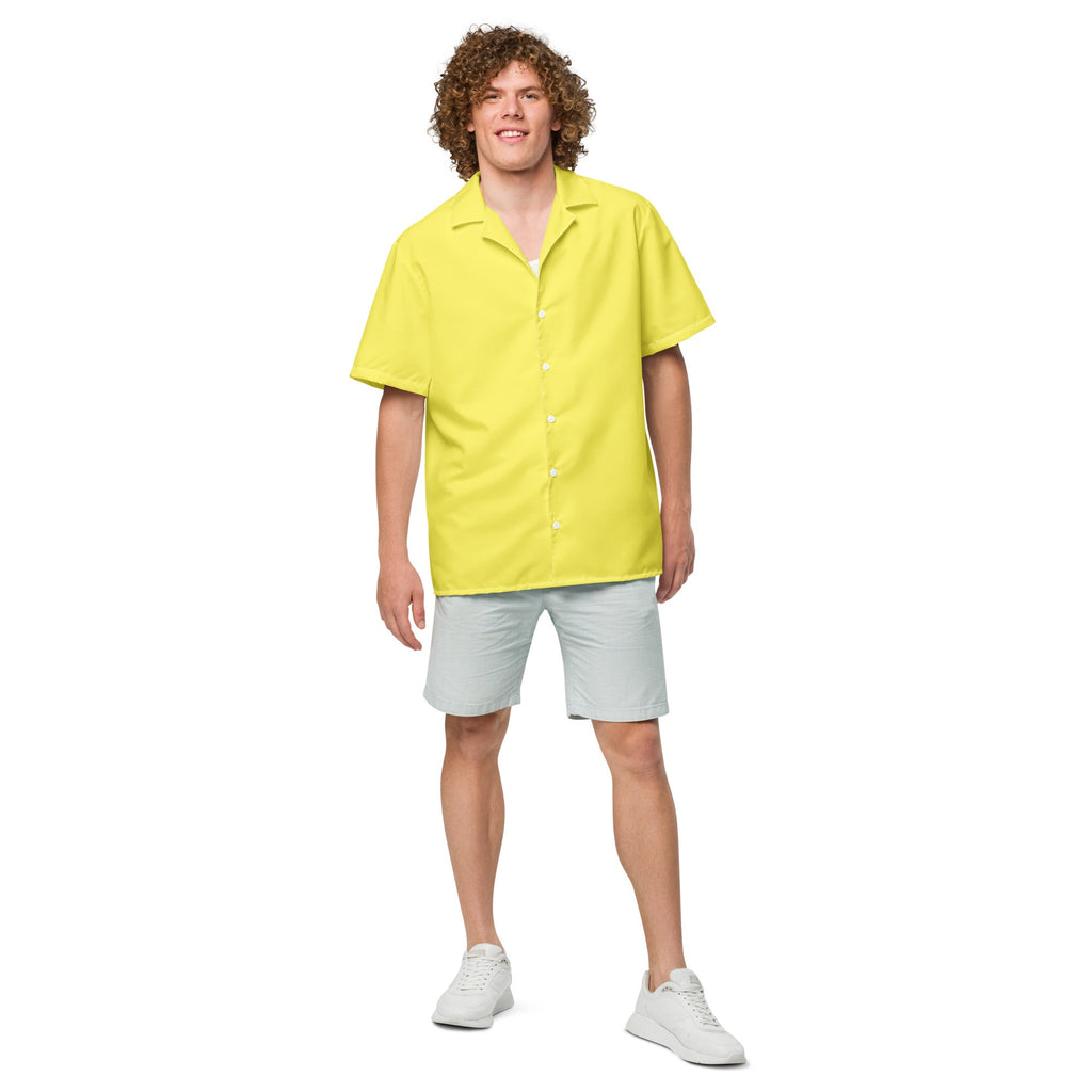 Golden Rays Short-Sleeve Button-Up