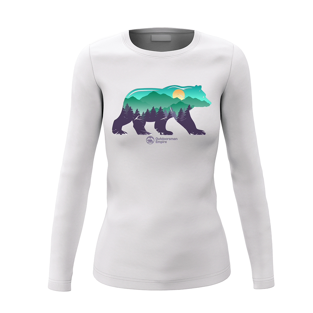 Mountain Bear Long Sleeve Graphic Tee