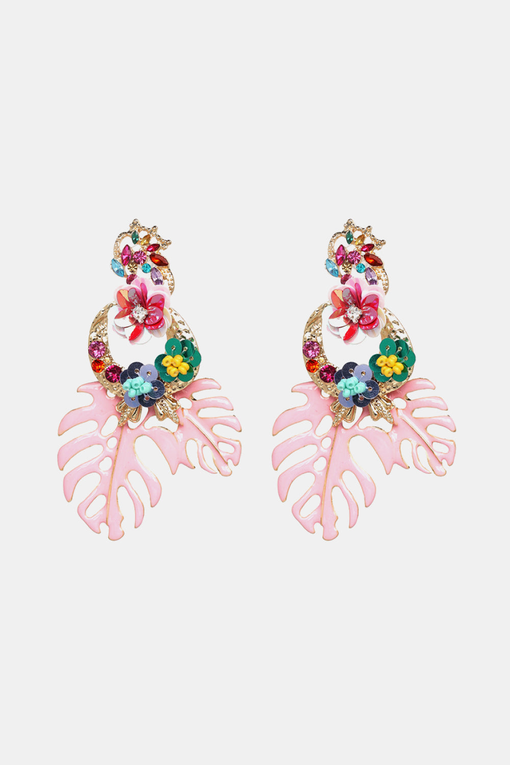 Tropical Bloom Statement Earrings