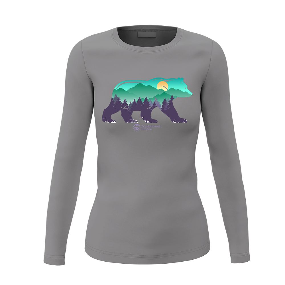 Mountain Bear Long Sleeve Graphic Tee