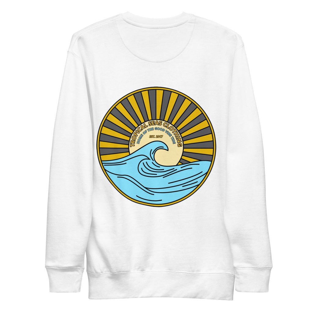 Coastal Sunrise Wave Sweatshirt