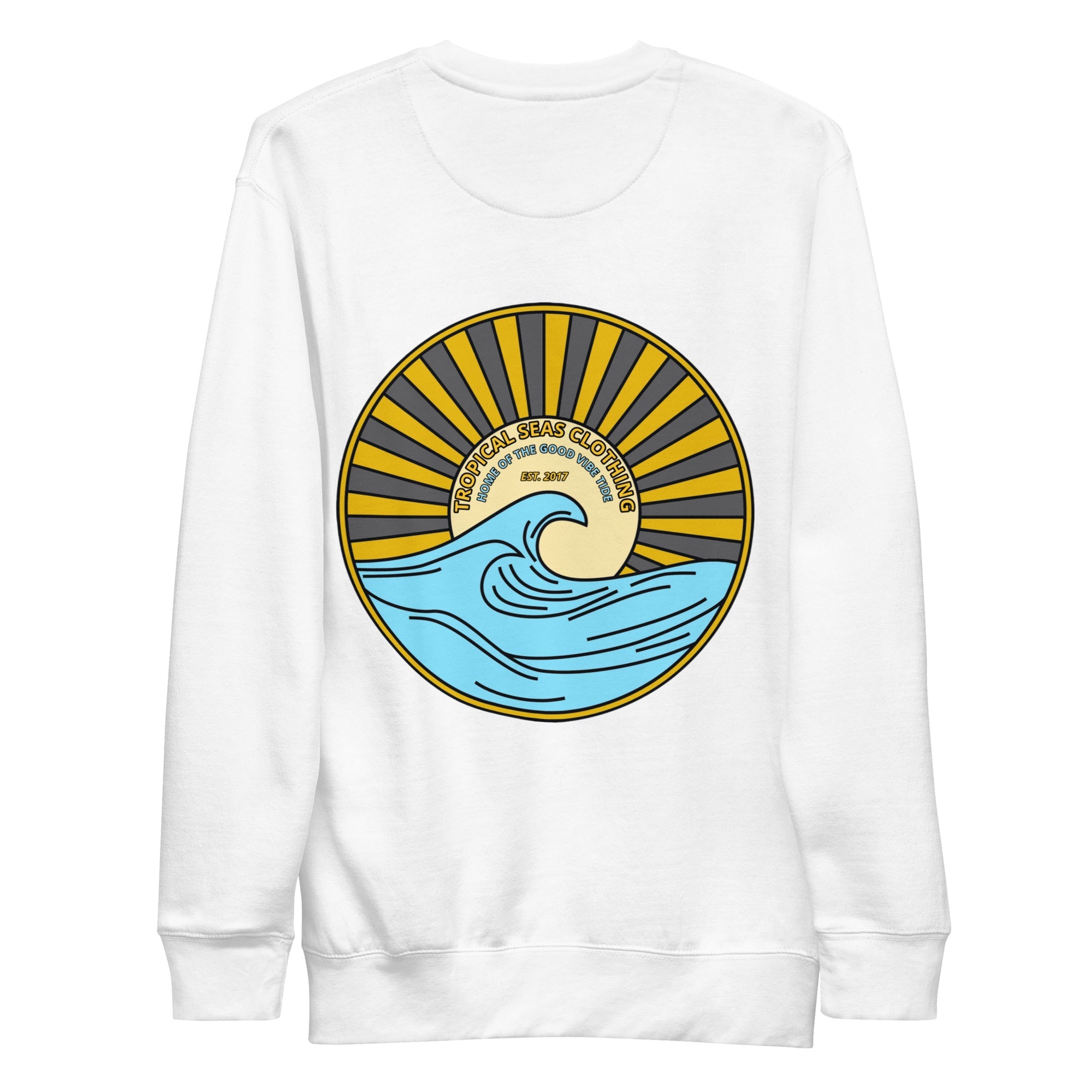 Coastal Sunrise Wave Sweatshirt