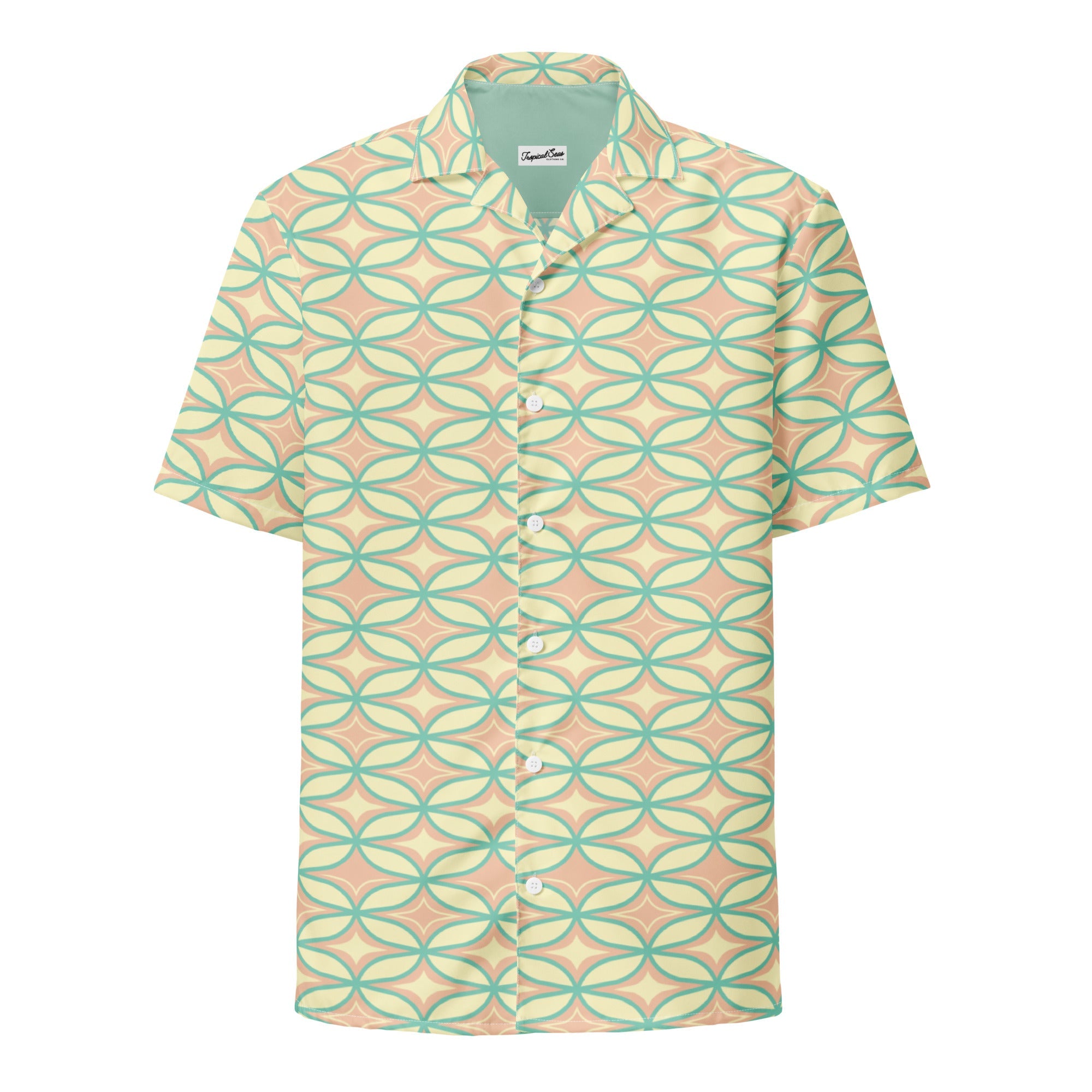 Seaside Mosaic Button-Up