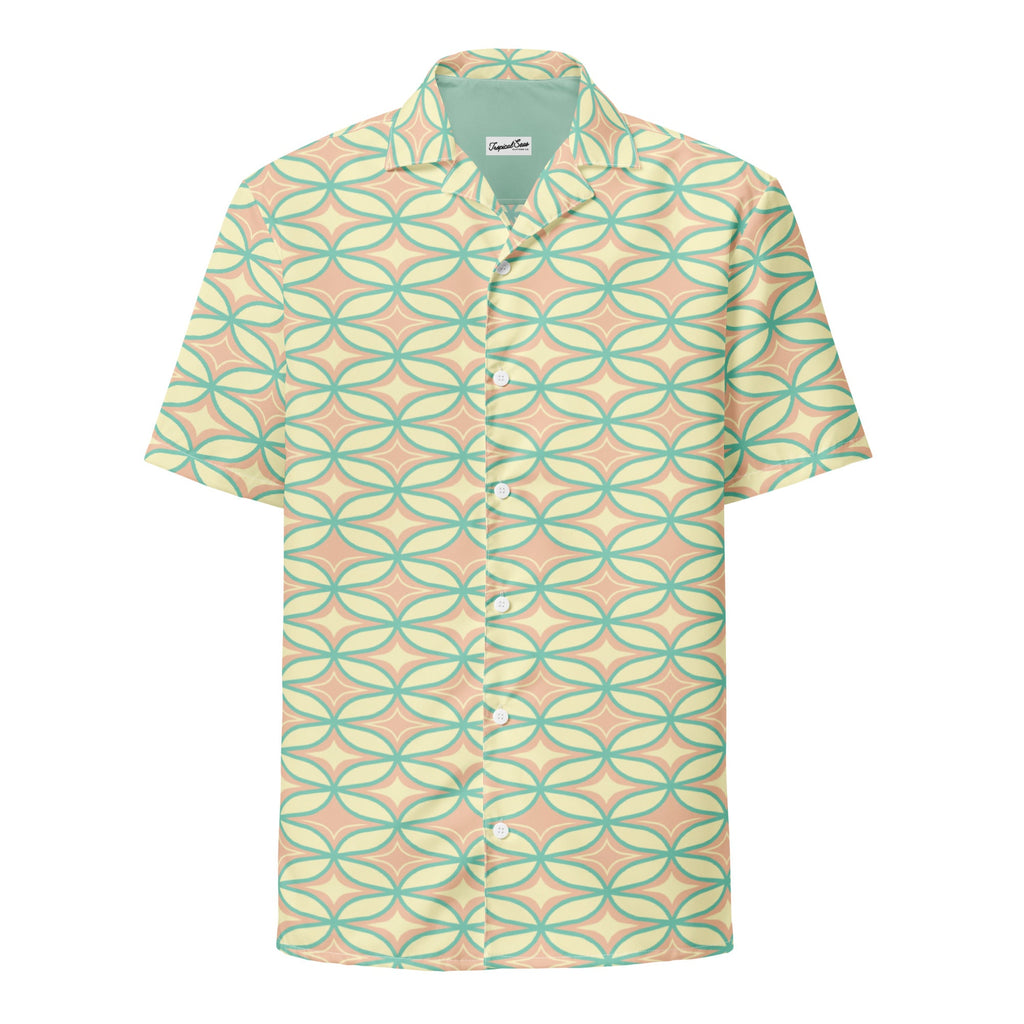 Seaside Mosaic Button-Up