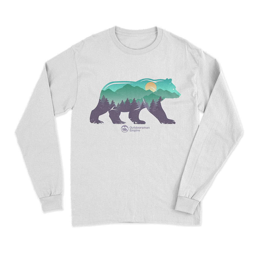 Mountain Bear Long Sleeve Graphic Tee