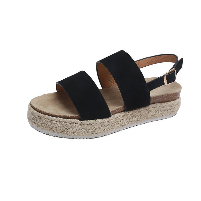 Coastline Comfort Platform Sandals