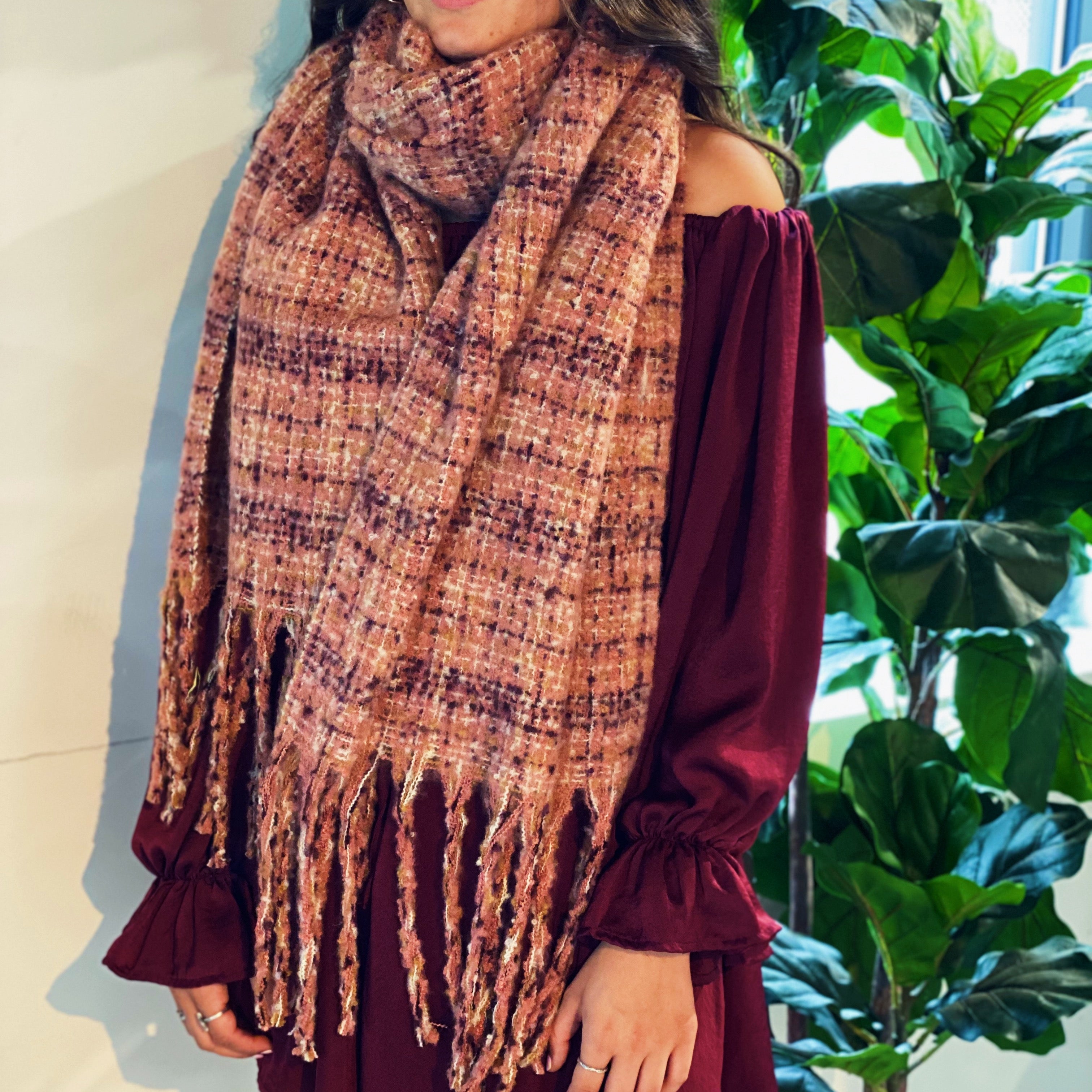 Autumn Luxe Bouclé Scarf