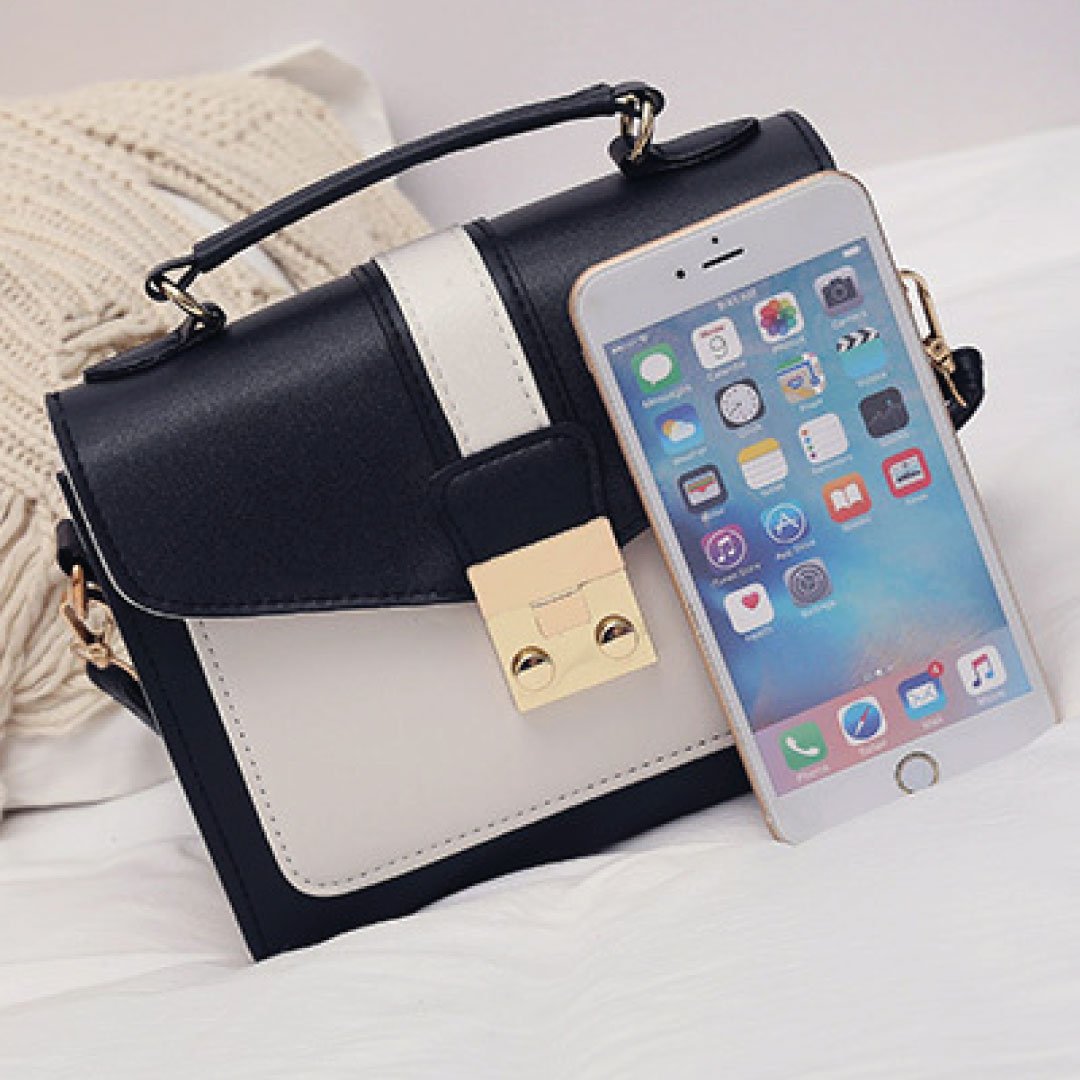 The Harper Colorblock Satchel