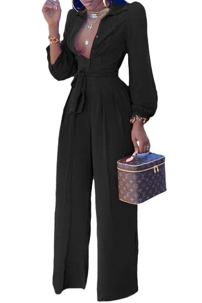 The Amber Hour Wide-Leg Jumpsuit