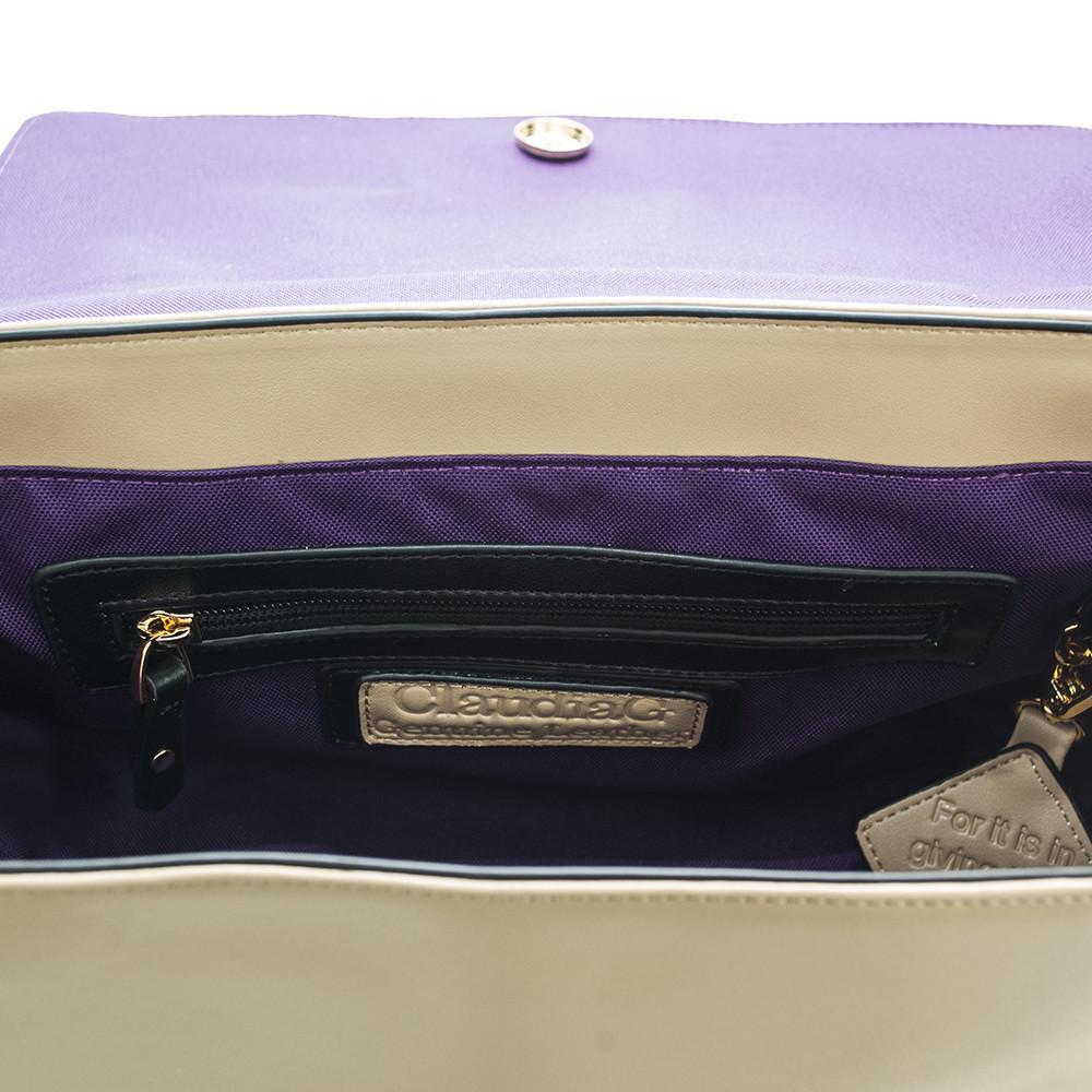 The Kensington Luxe Satchel - Midnight Black / Tan