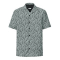 Midnight Palms Short-Sleeve Button-Up
