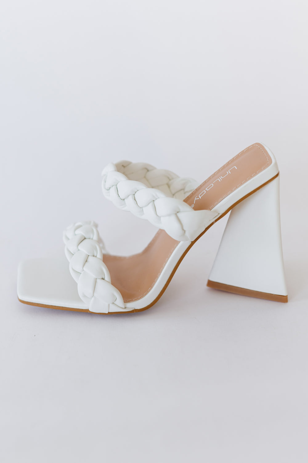 The Bianca Braided Heel – Ivory