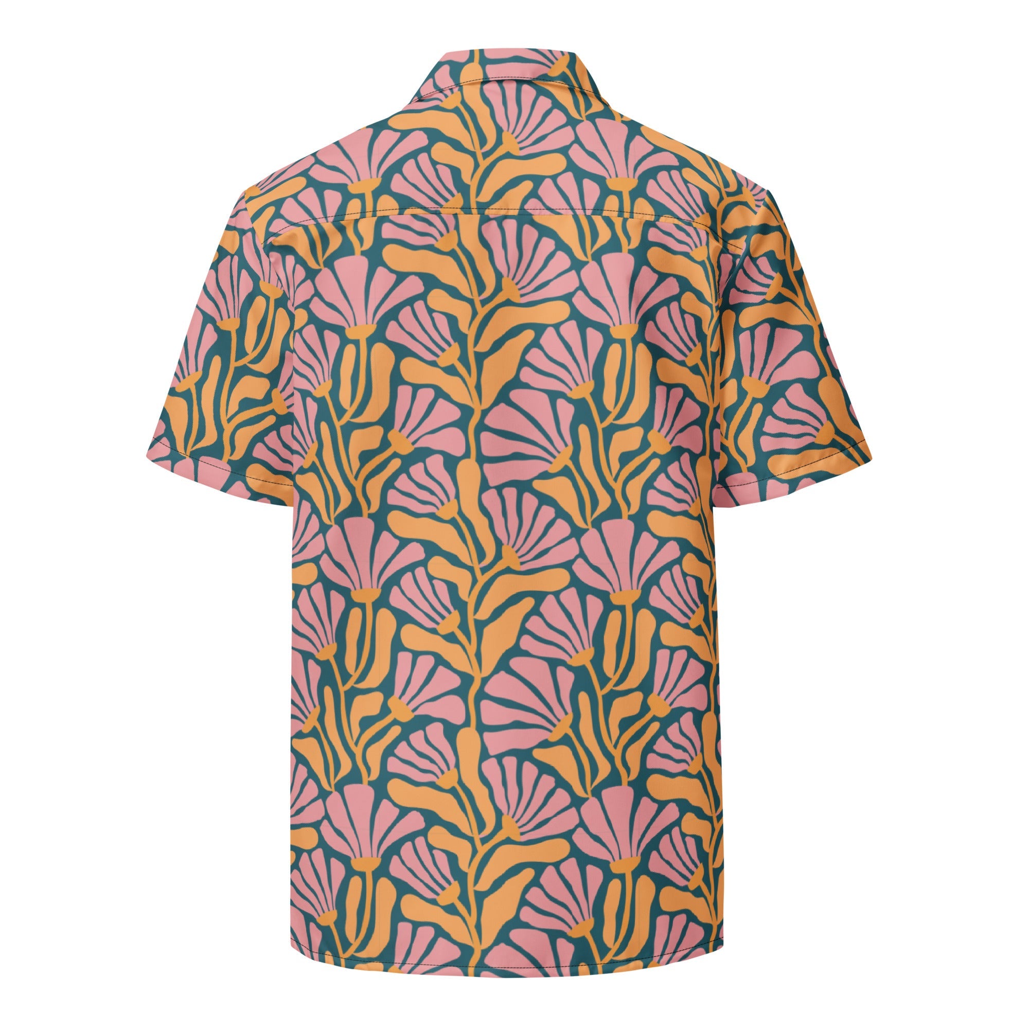 Tropic Orchid Point Button-Down Hawaiian Shirt
