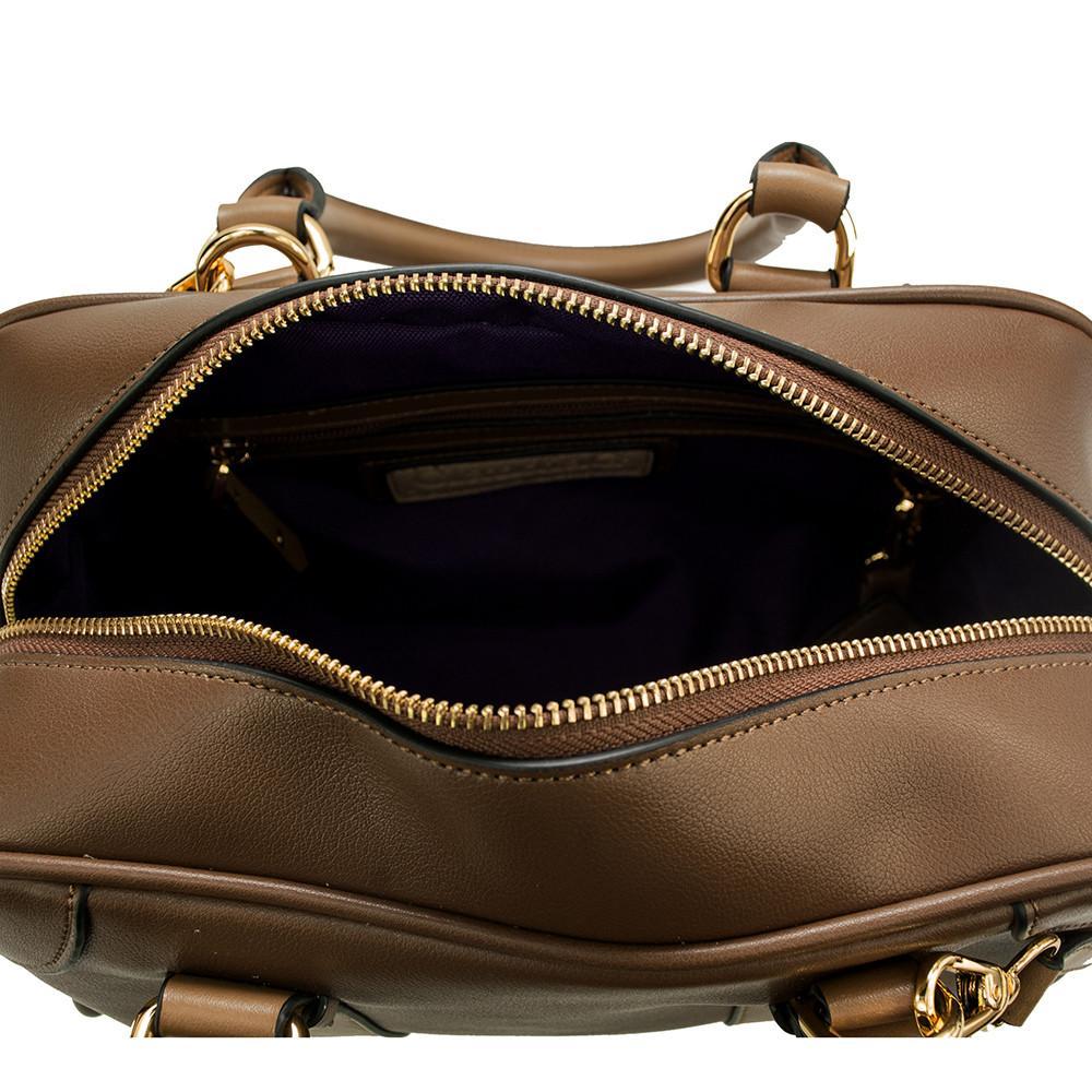 The Charlotte Executive Satchel - Chocolate / Caramel