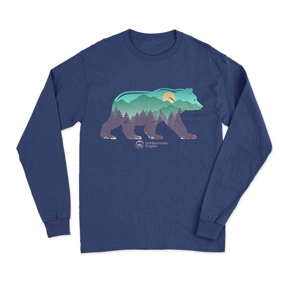Mountain Bear Long Sleeve Graphic Tee