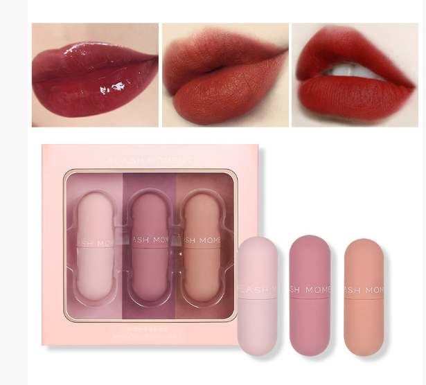 Velvet Matte Lip Trio Set